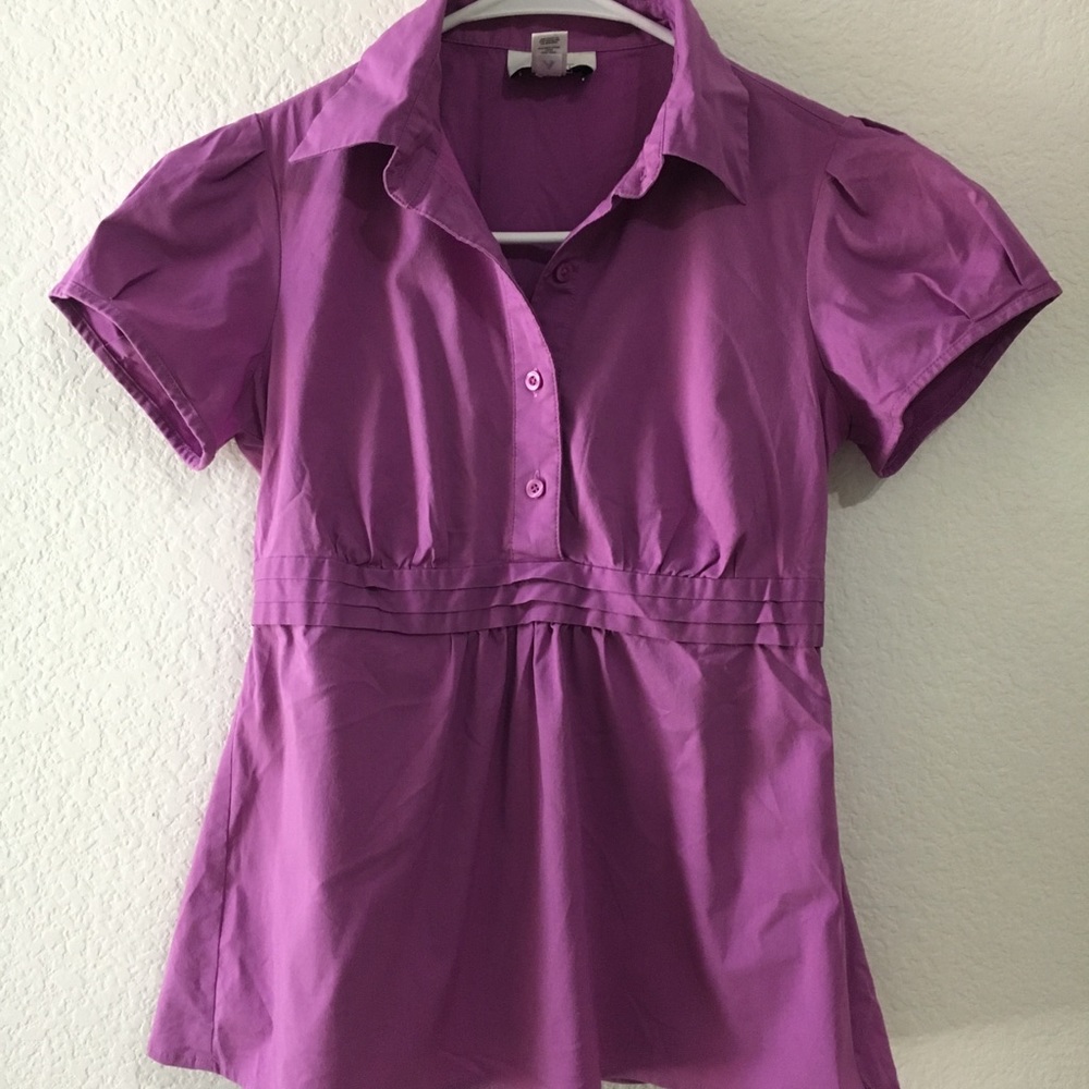 Love petite puffed sleeve shirt